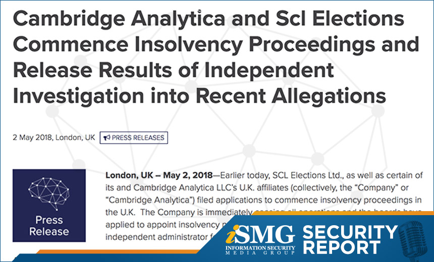 No Surprise: Cambridge Analytica Tries to Exit Data Scandal